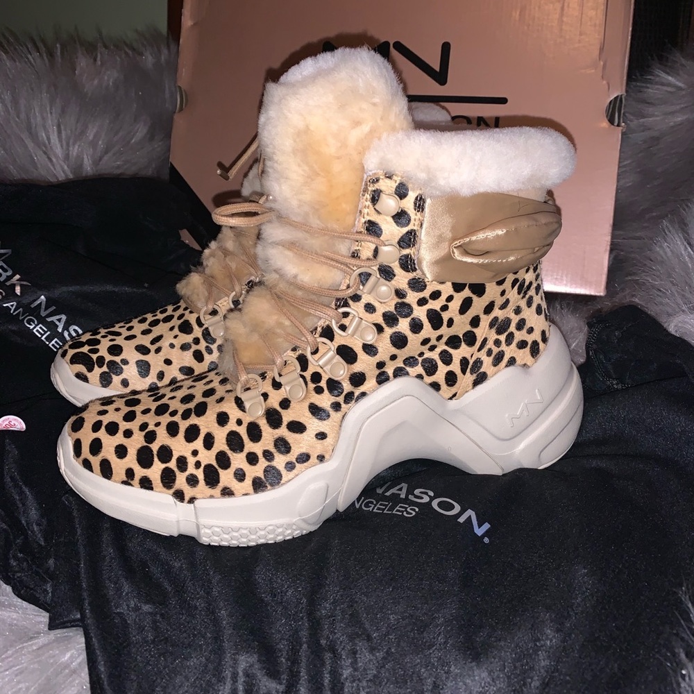 Mark Nason fur lined sneakers